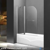 Puerta giratoria de la ducha de la puerta del vidrio templado