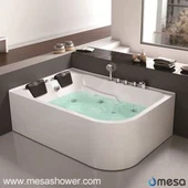 2017 Baño caliente de acrílico grande moderno del estilo moderno del diseño del óvalo grande 2017