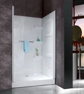 Conjunto de pared de sonido envolvente de ducha acrílica y envolvente