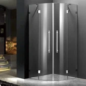 Mampara De Ducha Con Puerta Con Bisagras