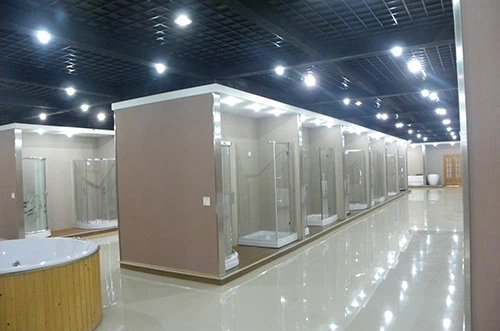 Bathroom Big Glass Shower Cubicles With Soaking Tub