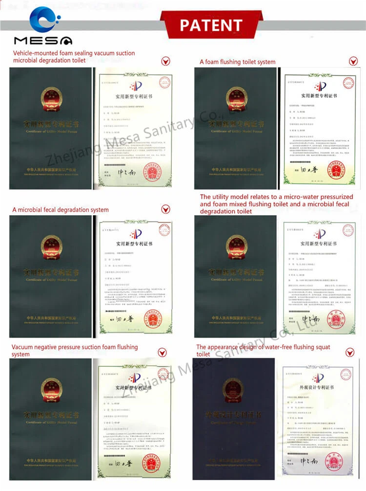 Patent for Portable Toilet and Shower Room