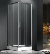 Sector Corner Diseño clásico enmarcado puerta de ducha deslizante para la venta