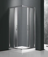 Cuadrado cuadrado rectangular precio barato enmarcado cabina de ducha deslizante para la venta