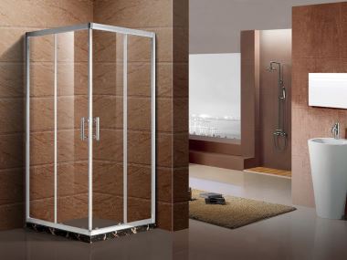 Cabina de ducha con puerta corrediza